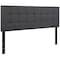 Flash Furniture Bedford Headboard, Queen, Gray Fabric HG-HB1704-Q-DG-GG - alternate 5